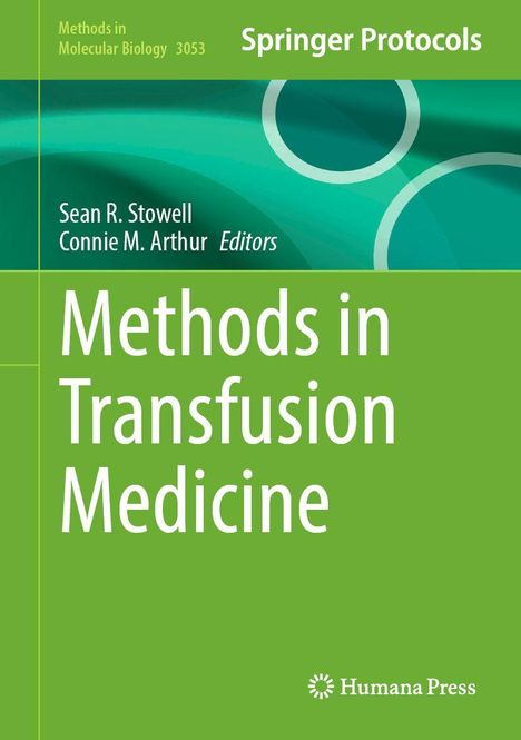 "Methods in Molecular Biology 3053", "Springer Protocols". Grüner Hintergrund mit weißen und türkisfarbenen Kreisen.