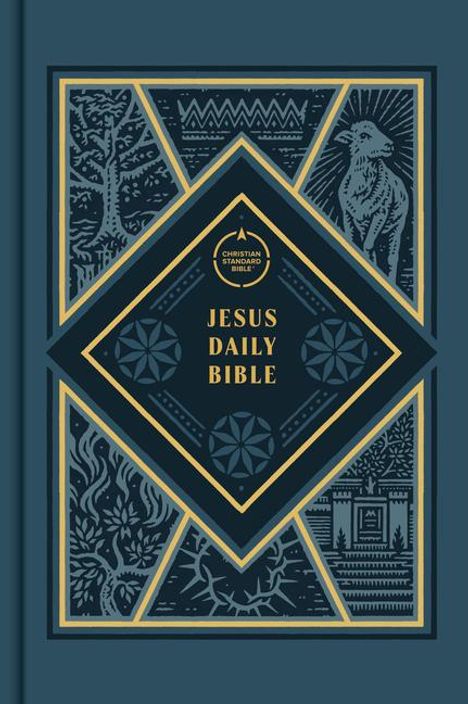 Dwayne Milioni: CSB Jesus Daily Bible, Hardcover, Buch