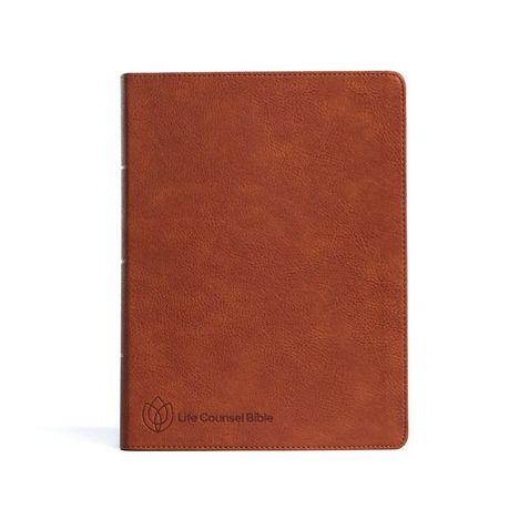 New Growth Press: CSB Life Counsel Bible, Burnt Sienna Leathertouch, Indexed: Practical Wisdom for All of Life, Buch