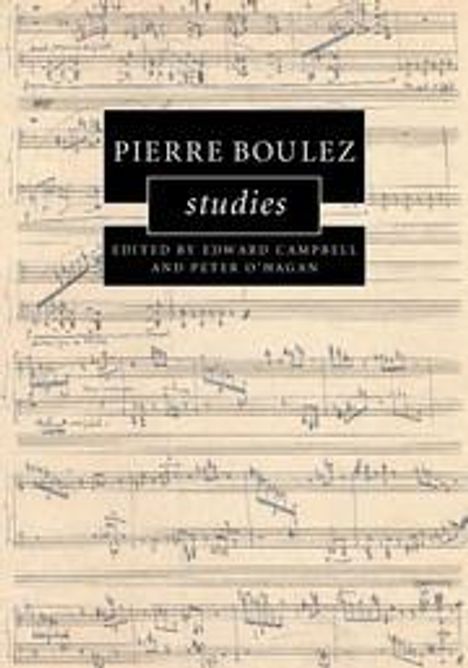 Pierre Boulez Studies, Buch
