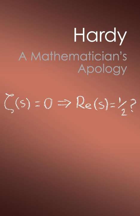 G. H. Hardy: A Mathematician's Apology, Buch