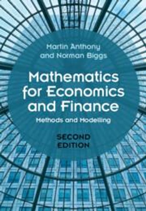 Martin Anthony: Mathematics for Economics and Finance, Buch