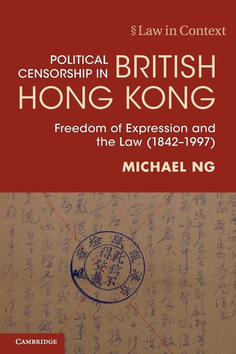 Michael Ng: Political Censorship in British Hong Kong, Buch