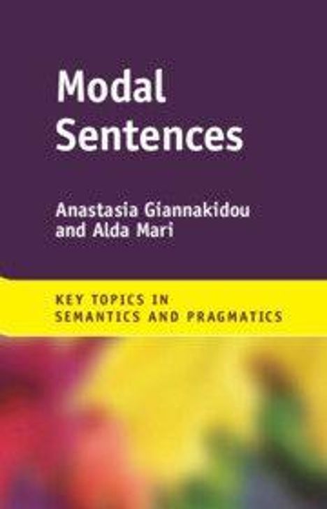 Alda Mari: Modal Sentences, Buch