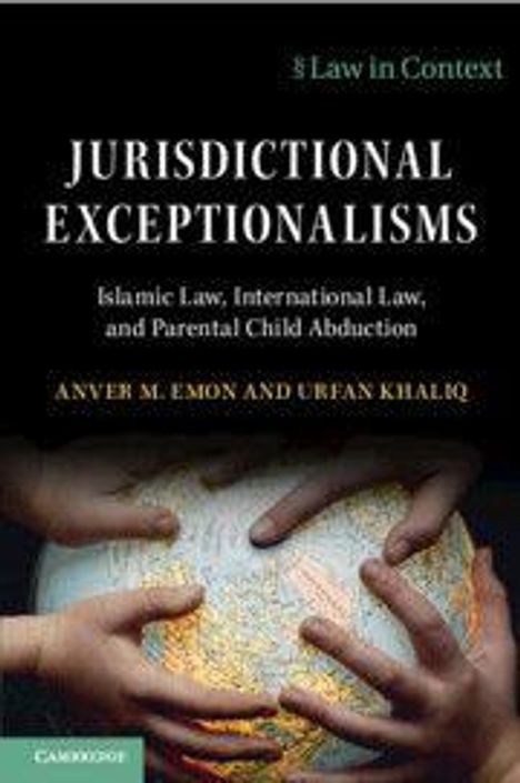 Titel: Jurisdictional Exceptionalisms. Hände halten einen Globus.