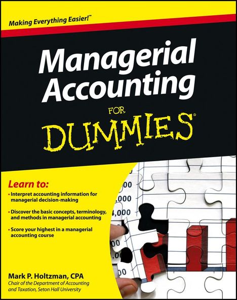 Mark P Holtzman: Managerial Accounting for Dummies, Buch