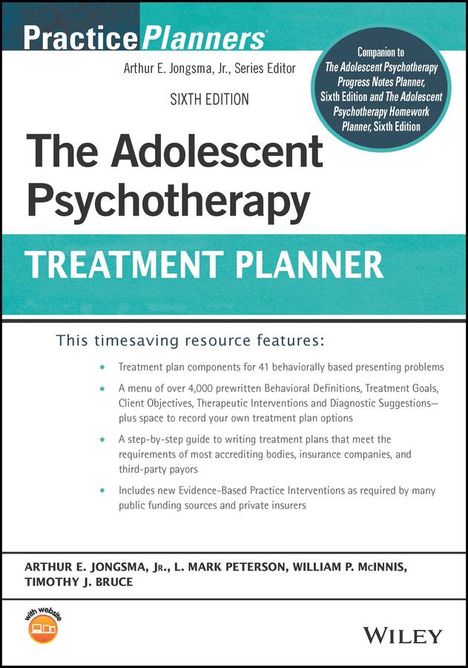 Jongsma: The Adolescent Psychotherapy Treatment Planner, Si xth Edition, Buch