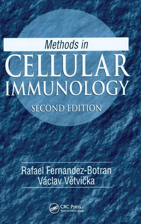 "Methods in Cellular Immunology, Second Edition" von Rafael Fernandez-Botran und Václav Větvička, blauer Hintergrund.