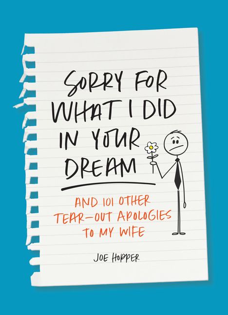 Joe Hopper: Sorry For What I Did in Your Dream, Buch