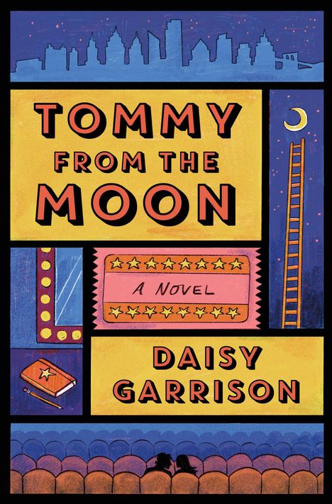 „Tommy from the Moon: A Novel“ von Daisy Garrison. Unten steht „Flatiron Books Cover Forthcoming“ mit einem kleinen Logo.