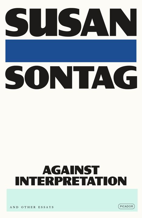 Susan Sontag: Against Interpretation, Buch
