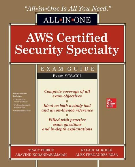 Alex Rosa: AWS Certified Security Specialty All-in-One Exam Guide (Exam SCS-C01), Buch