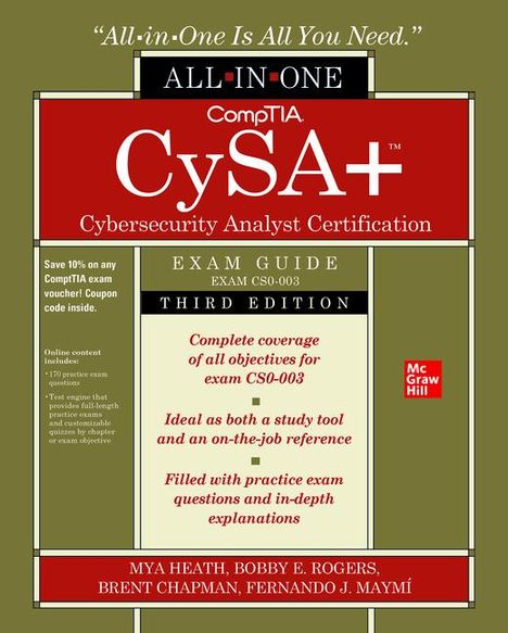 Mya Heath: Comptia Cysa+ Cybersecurity Analyst Certification All-In-One Exam Guide, Third Edition (Exam Cs0-003), Buch