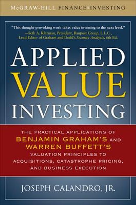 Joseph Calandro: Applied Value Investing (Pb), Buch
