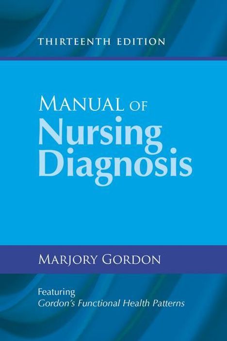 Marjory Gordon: Manual of Nursing Diagnosis, Buch