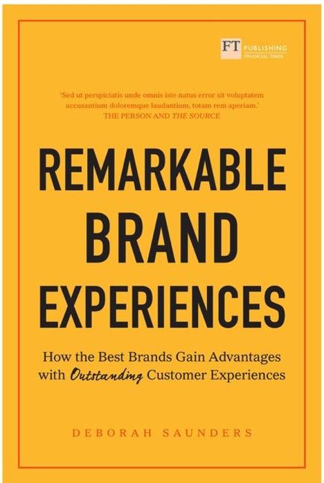 Deborah Saunders: Remarkable Brand Experiences, Buch