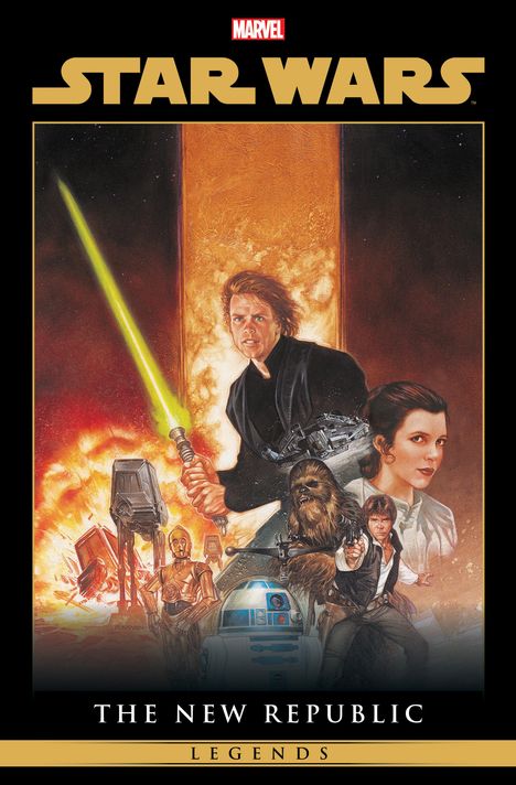 John Wagner: Star Wars Legends: The New Republic Omnibus Vol. 2 Dorman Heroes Cover, Buch