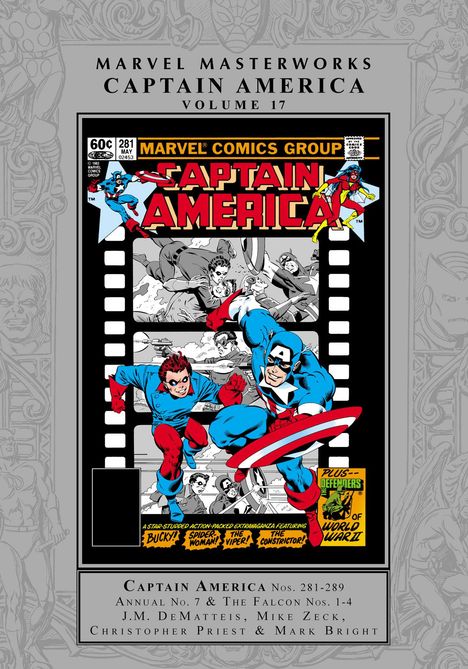 J M Dematteis: Marvel Masterworks: Captain America Vol. 17, Buch
