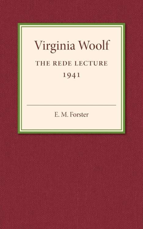E. M. Forster: Virginia Woolf, Buch