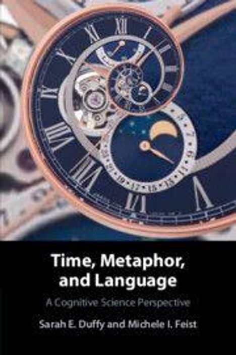 "Time, Metaphor, and Language: A Cognitive Science Perspective" von Sarah E. Duffy und Michele I. Feist. Spiraluhren-Illustration.