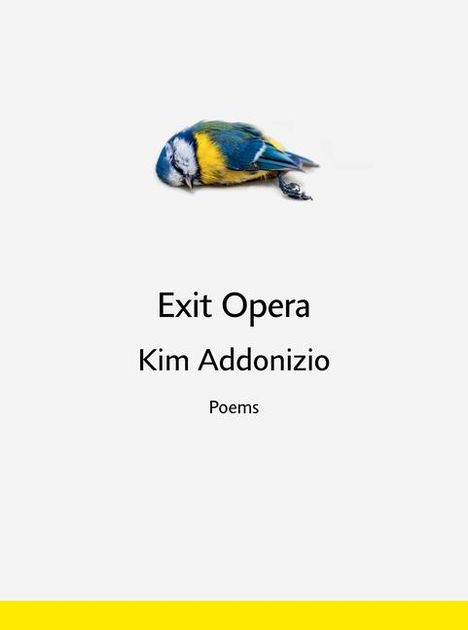 Kim Addonizio: Exit Opera, Buch