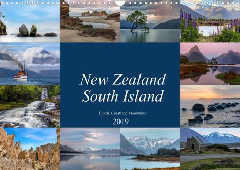 Joana Kruse: Kruse, J: New Zealand South Island, fjords, coast and mounta, Kalender