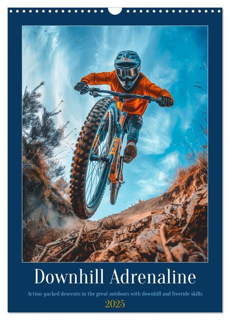 Kerstin Waurick: Downhill Adrenaline (Wall Calendar 2025 DIN A3 portrait), CALVENDO 12 Month Wall Calendar, Kalender