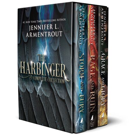 Jennifer L Armentrout: Jennifer Armentrout Harbinger Series Box Set: Storm and Fury, Rage and Ruin, Grace and Glory, Buch