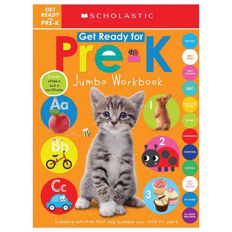 Scholastic: Get Ready for Pre-K Jumbo Workbook: Scholastic Early Learners (Jumbo Workbook), Buch