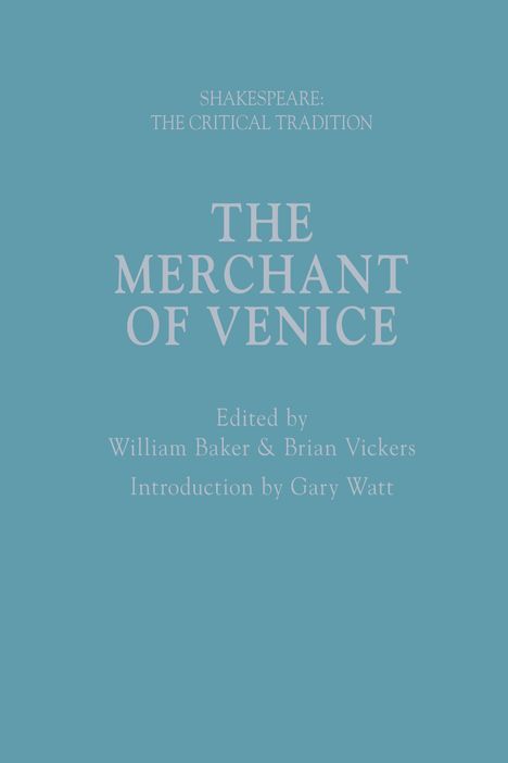 The Merchant of Venice, Buch