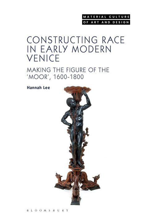 Titel: "Constructing Race in Early Modern Venice." Statue eines Mannes mit erhobener Schale, reich verziert.