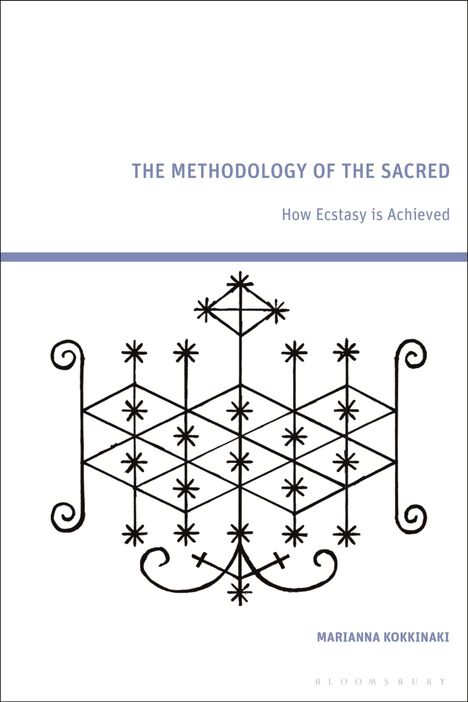 "The Methodology of the Sacred. How Ecstasy is Achieved. Marianna Kokkinaki." Unterhalb: geometrische Illustration.