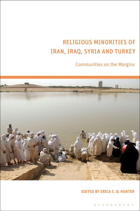 "Religious Minorities of Iran, Iraq, Syria and Turkey: Communities on the Margins." Menschen in weißen Gewändern am Flussufer.