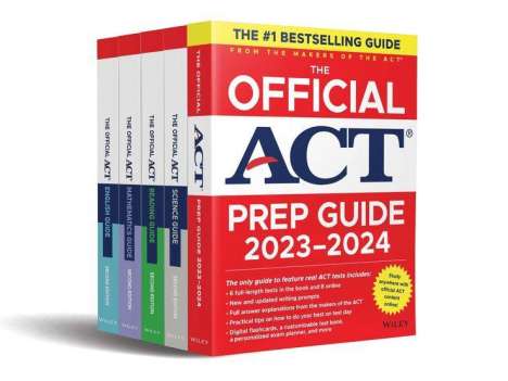 Act: The Official ACT Prep &amp; Subject Guides 2023-2024 Complete Set, Buch