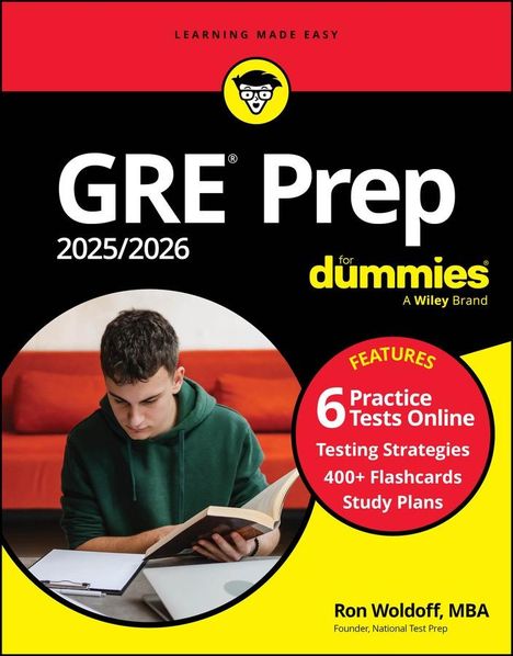 Ron Woldoff: GRE Prep 2025/2026 for Dummies, Buch