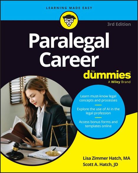 Lisa Zimmer Hatch: Paralegal Career for Dummies, Buch