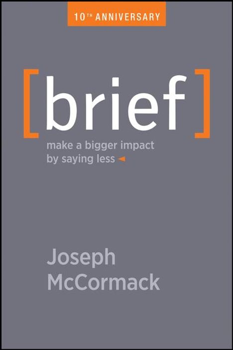 Joseph Mccormack: Brief, Buch