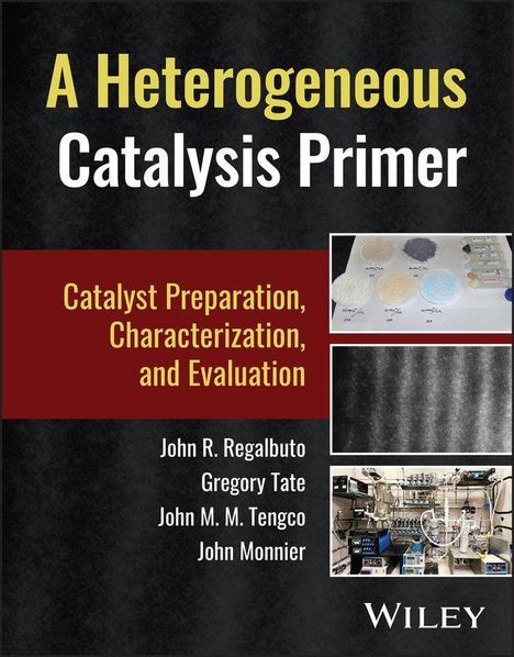 Titel: "A Heterogeneous Catalysis Primer". Untertitel beschreibt Katalysatorvorbereitung. Bilder zeigen chemische Apparaturen.