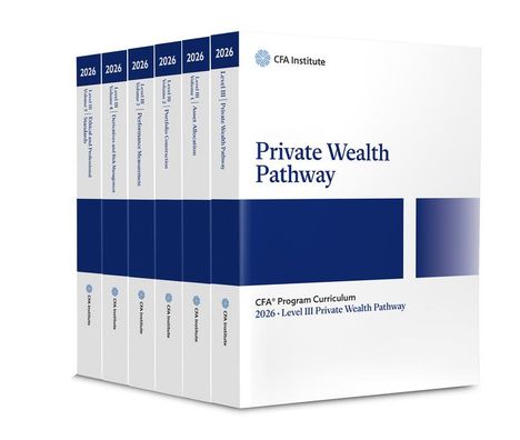 Cfa Institute: 2026 Cfa Program Curriculum Level III Private Wealth Pathway Box Set, Buch