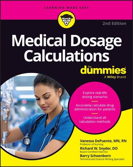 Vanessa Depuente: Medical Dosage Calculations for Dummies, Buch