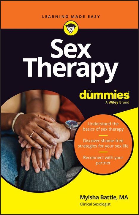 „Sex Therapy for Dummies“ von Myisha Battle, MA. Zwei Hände einander haltend.