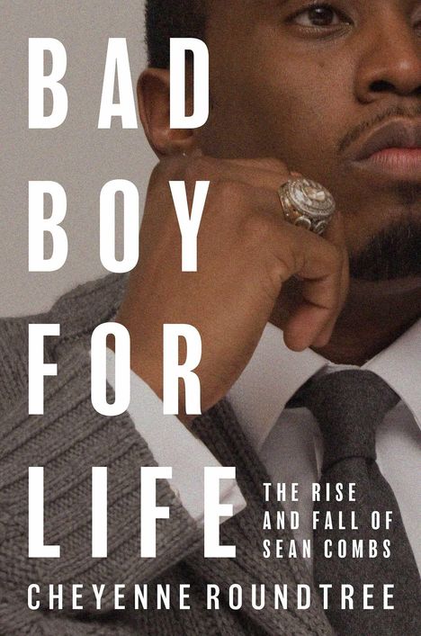 Auf dem Cover steht „Bad Boy for Life: The Rise and Fall of Sean Combs.“ Ein Mann trägt Anzug und Schmuck.