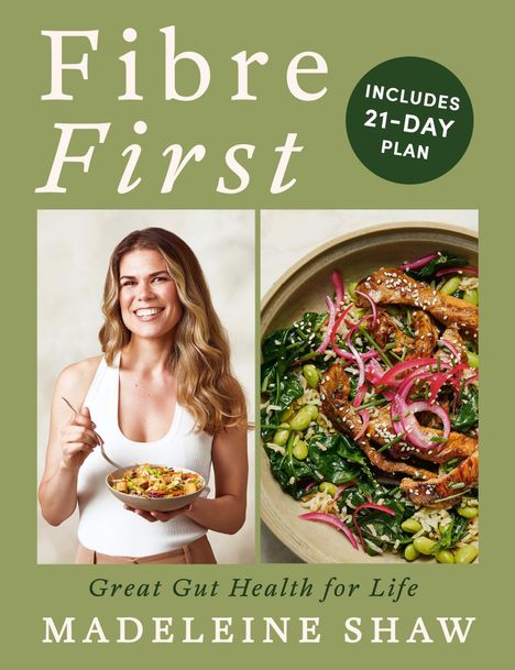 "Fibre First" und "MADELEINE SHAW" stehen groß. Darunter ein gelbes Drachen-Logo mit "yellow kite". "FINAL COVER TO BE REVEALED".