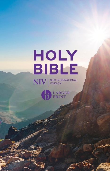 NIV Larger Print Personal Value Hardback Bible, Buch