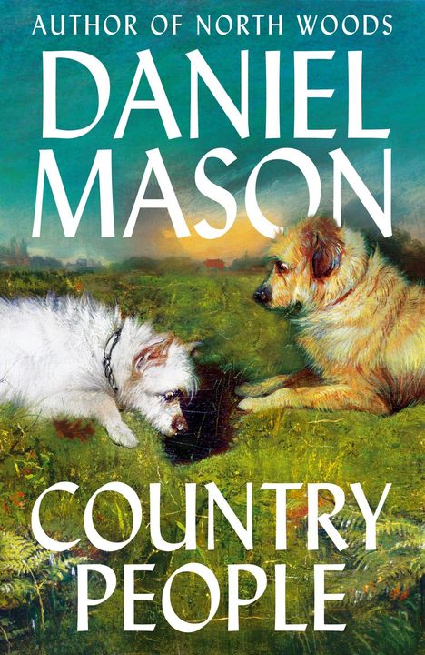 "Country People", darunter "DANIEL MASON". Oben: "FINAL COVER TO BE REVEALED". In der Mitte ein lila "NM"-Logo.