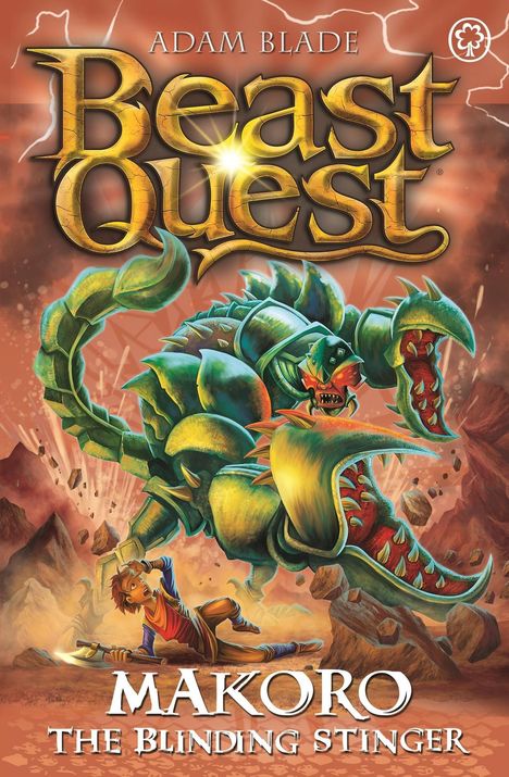 Adam Blade: Beast Quest: Makoro the Blinding Stinger, Buch