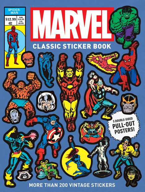 Marvel Entertainment: Marvel Classic Sticker Book, Buch