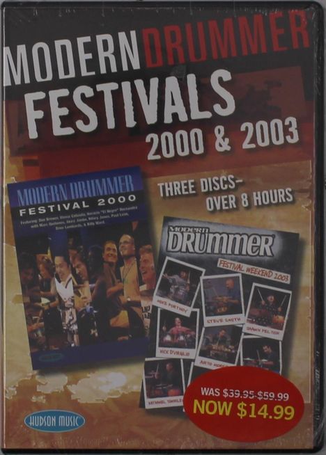 Modern Drummer Festivals: 2000 &amp; 2003 Dvd, 3 DVDs