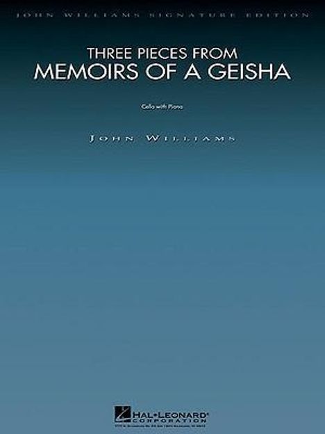 John Williams: Three Pieces from Memoirs of a Geisha, Buch