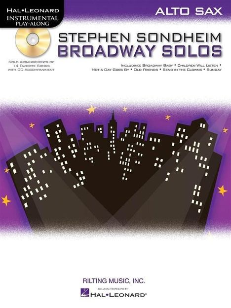 Stephen Sondheim: Stephen Sondheim - Broadway Solos: Alto Sax, Buch